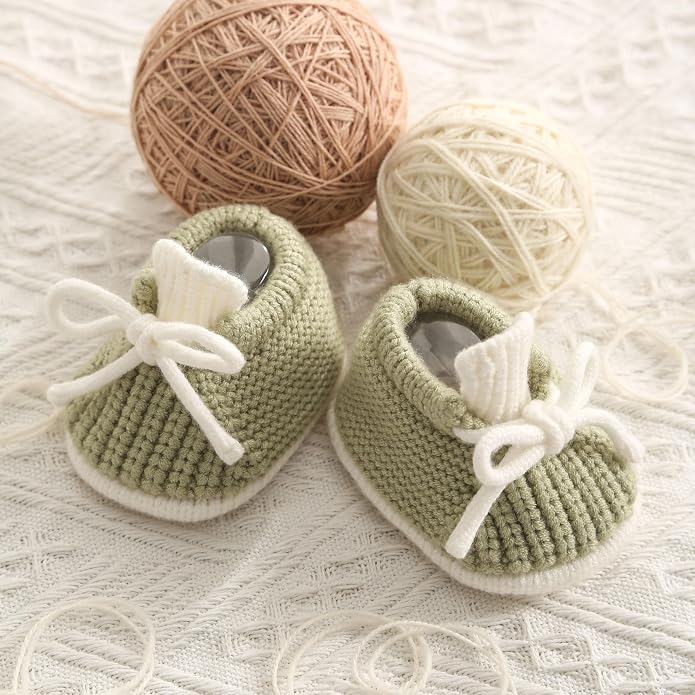 Baby Booties Infant Booties Knit Newborn Shoes - Image 4