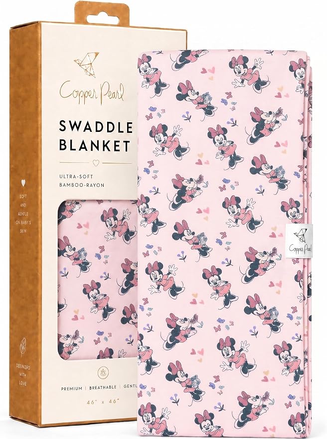 Copper Pearl Swaddle Blankets for Newborns | Soft Stretchy Receiving Blankets by CopperPearl
