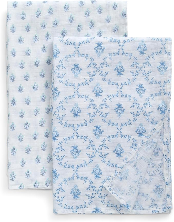 Delta Children 100% Cotton Muslin Baby Receiving Blankets by DeltaChildren