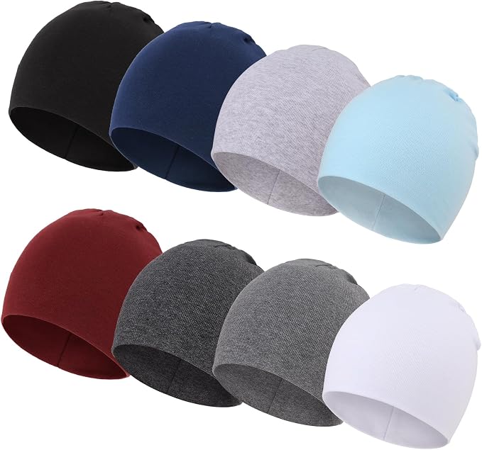DRESHOW BQUBO 8 Pack Baby Newborn Hats Infant Toddler Kid Hats Soft Nursery by DRESHOW