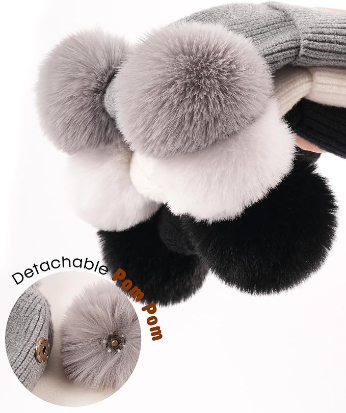 FURTALK Baby Winter Hat Pom Pom Beanie - Image 6