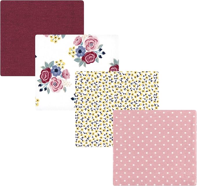 Luvable Friends Little Treasure Flannel Receiving Blankets 4pk by Luvable+Friends