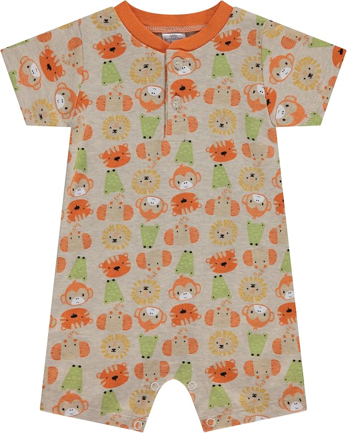 Cudlie 2-Pack Baby Boy Rompers – Soft Cotton, Everyday Comfort - Image 2