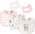 Hudson Baby Unisex Baby Cotton Bib and Headband Set by HudsonBaby