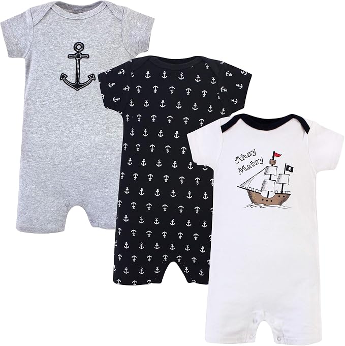 Hudson Baby Unisex Cotton Rompers by HudsonBaby