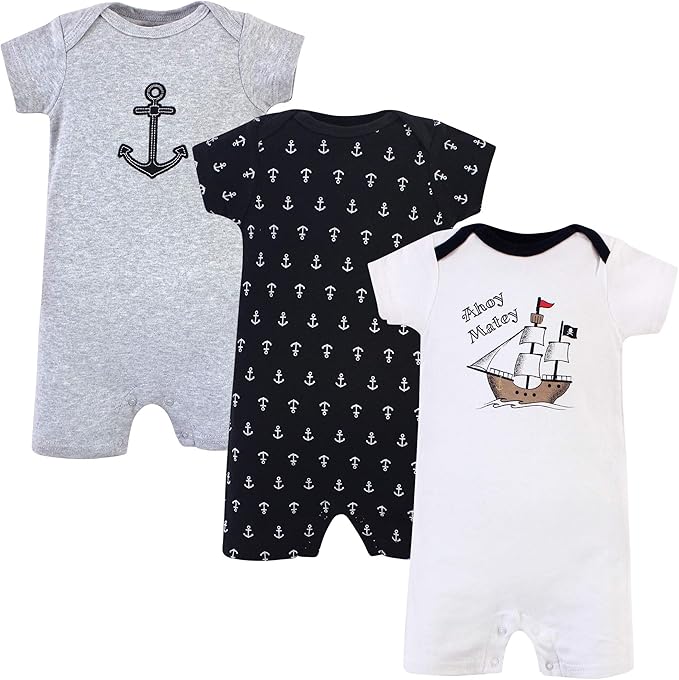 Hudson Baby Unisex Cotton Rompers - Image 2
