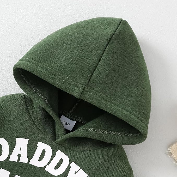 Toddler Baby Boy Fall Clothes Long Sleeve Hoodie Sweatshirts Pants Set Infant - Image 4