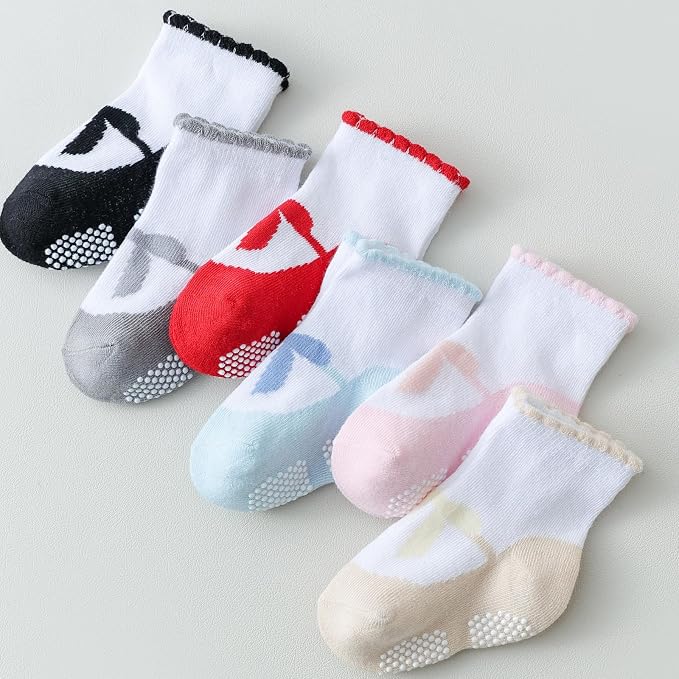 EPEIUS Unisex Baby Girls Boys Non-Slip Socks - Image 5