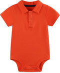 Baby Girl Collared Onsie Polo Bodysuit Boy Cotton Romper Short Sleeve 0~24M by Unknown