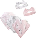 Hudson Baby Unisex Baby Cotton Bib and Headband Set by HudsonBaby