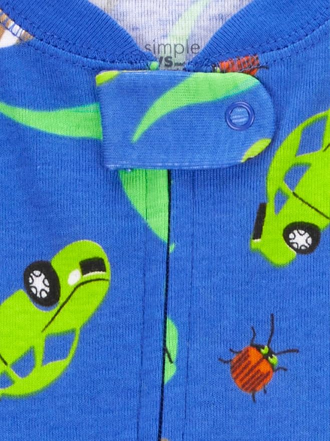 Simple Joys by Carter's Babys' 3 pack Snug Fit Footless Cotton Pajamas - Image 3