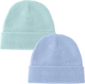 ROYBENS 100% Cotton Baby Beanie Cute Toddler Winter Hat Knit Caps Ages 0-8 | by ROYBENS