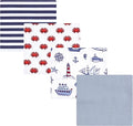 Luvable Friends Little Treasure Flannel Receiving Blankets 4pk by Luvable+Friends