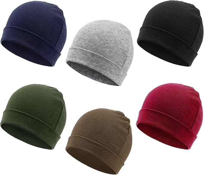 DRESHOW BQUBO 6 Pack Baby Beanie Hats by DRESHOW