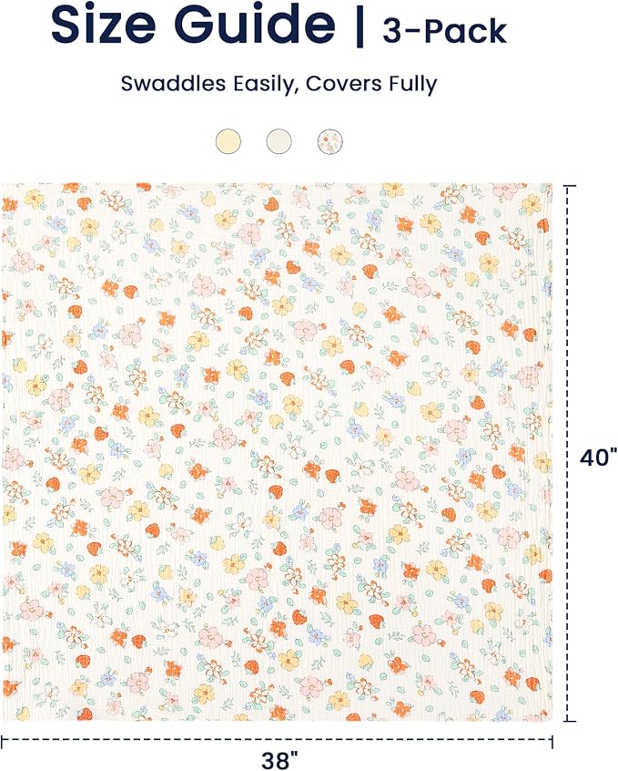 EXQ Home Muslin Swaddle Blankets - Image 6