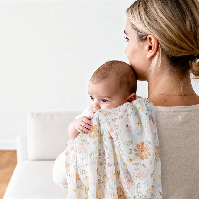 GLLQUEN BABY Muslin Swaddle Blankets - Image 3