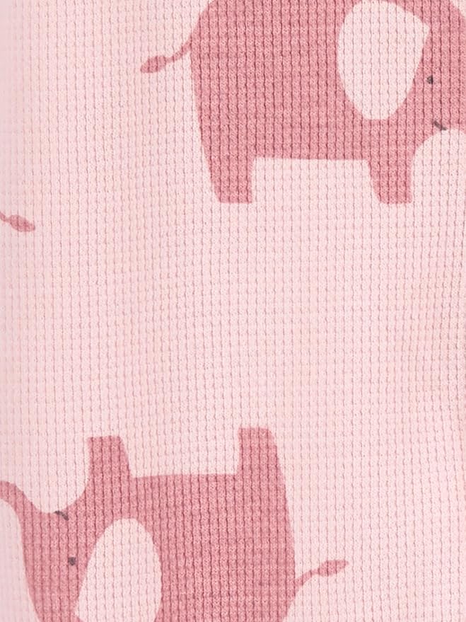 Simple Joys by Carter's Baby Girls' 2-way Zip Thermal Footed Sleep and Play - Image 2