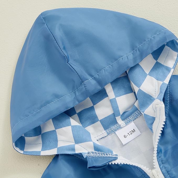 MERSARIPHY Toddler Boy Hoodies Jacket Baby Boy Lightweight Zip Up Coat - Image 5