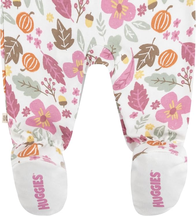 HUGGIES Baby Baby Printed Footed Coverall - Image 3