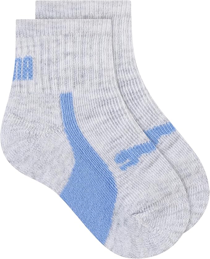 PUMA Unisex Baby 6-pack Infant Anklet Socks, Extra Cushion & Comfort-toe - Image 4