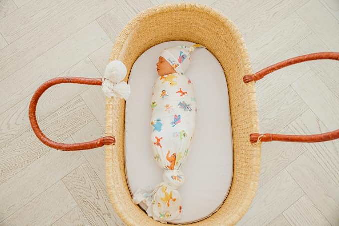 Copper Pearl Swaddle Blankets for Newborns | Soft Stretchy Receiving Blankets - Image 9