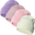 Baby Toddler Infant Winter Soft Knit Beanie Hats Set by SeaZaela