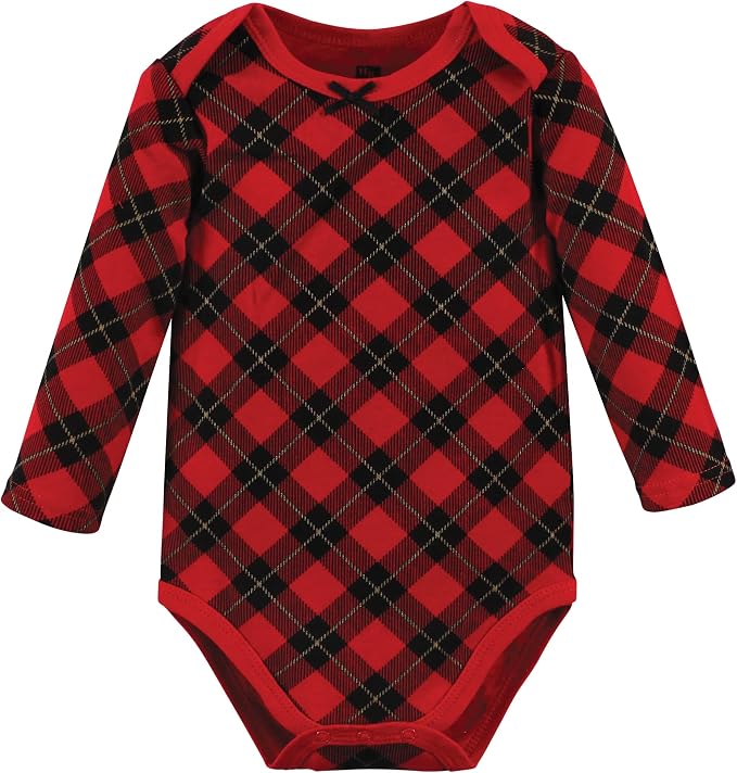 Hudson Baby Baby Girls' Cotton Long-sleeve Bodysuits 3-pack - Image 4