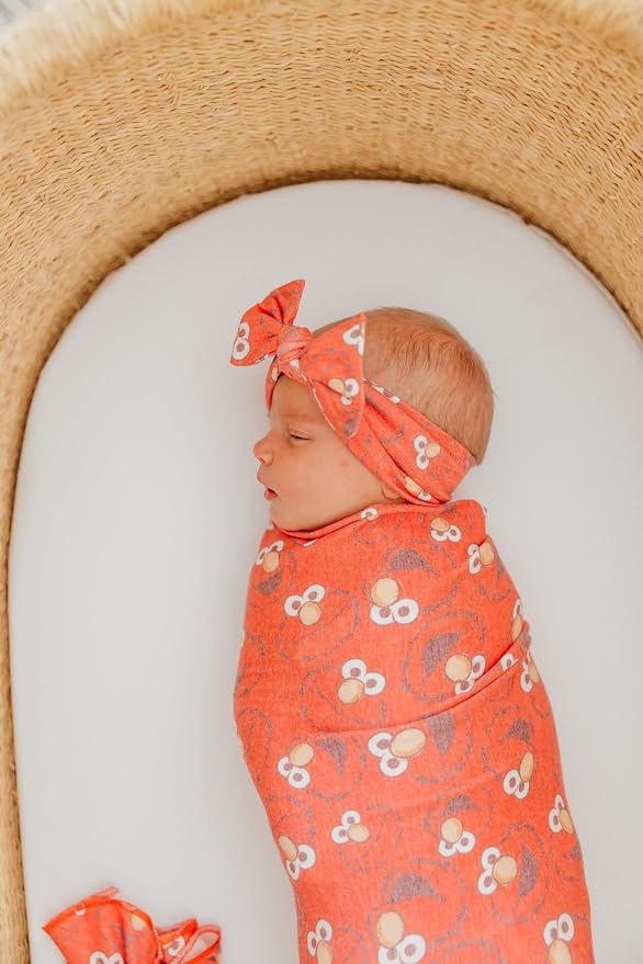 Copper Pearl Swaddle Blankets for Newborns | Soft Stretchy Receiving Blankets - Image 5
