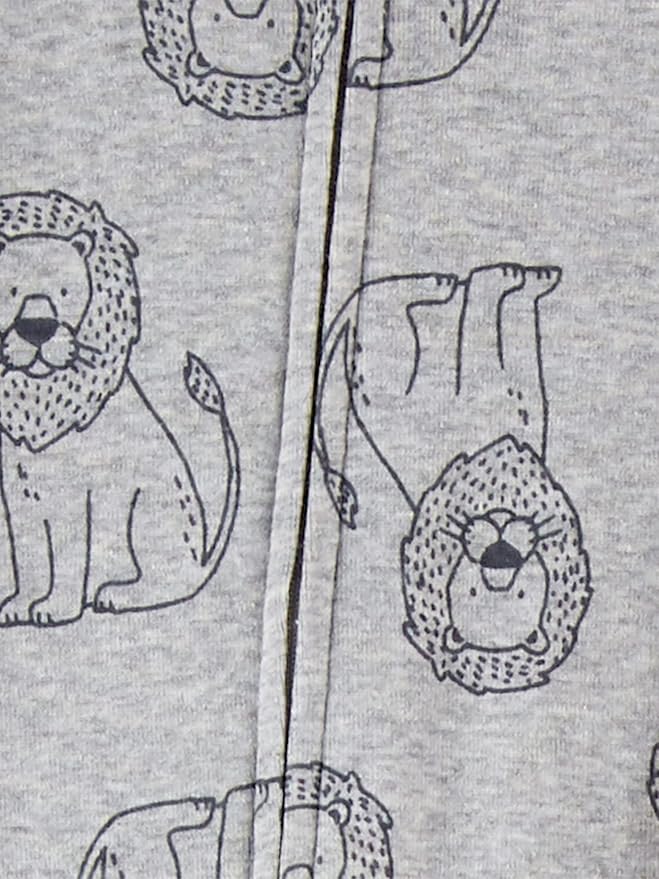 Simple Joys by Carter's Baby Boys 3 pack Snug Fit Footed Cotton Pajamas - Image 3