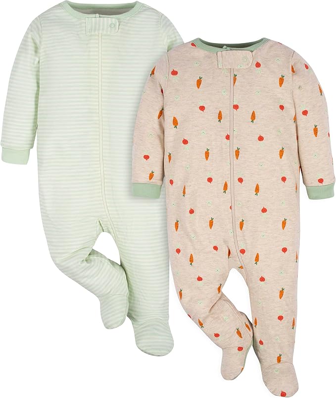 Gerber Baby Girls 2-Pack Sleep ‘N Play by Gerber