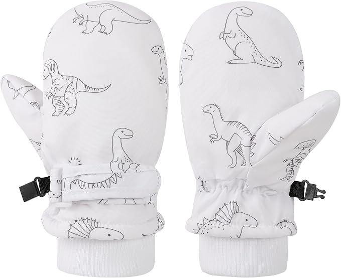 Toddler Gloves Kids Mittens Winter Warm Lined Fleece Gloves Waterproof Snow - Image 3