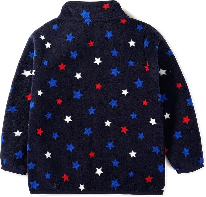 Toddler Boys Girls Fleece Jacket Lightweight Fall Spring 2-12 Years - Image 2