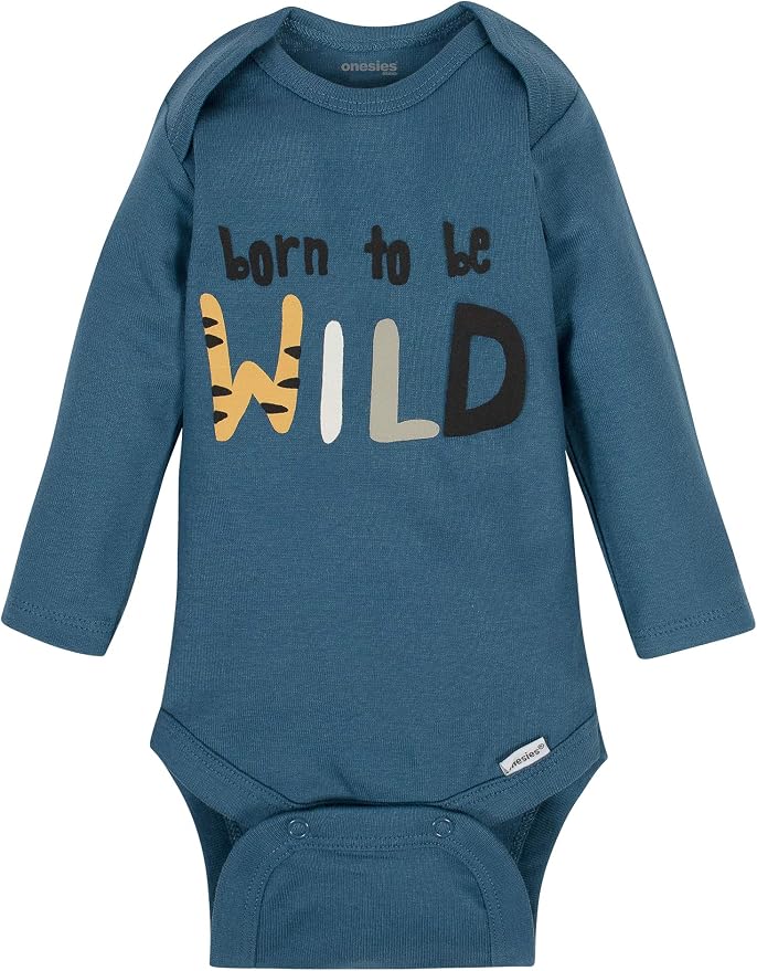 Onesies Brand Baby Boys & Girls 6-Pack Long Sleeve Bodysuits - Image 3