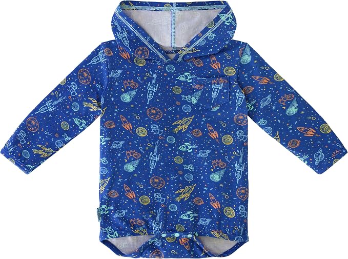 UV SKINZ Baby Boys' Hooded Sunzie UPF 50+ by UVSKINZ
