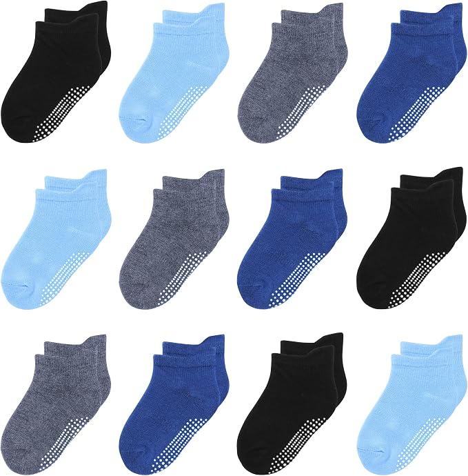 Toddler Non Slip Grip Ankle Socks by HYzgb