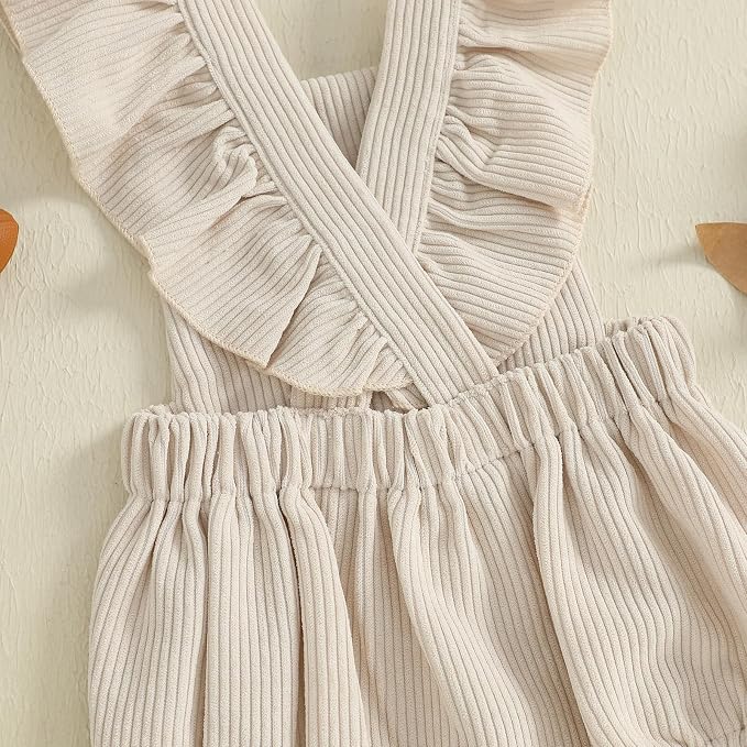 YINGISFITM My First Halloween Baby Girl Outfit Newborn Pumpkin Bubble Romper - Image 5