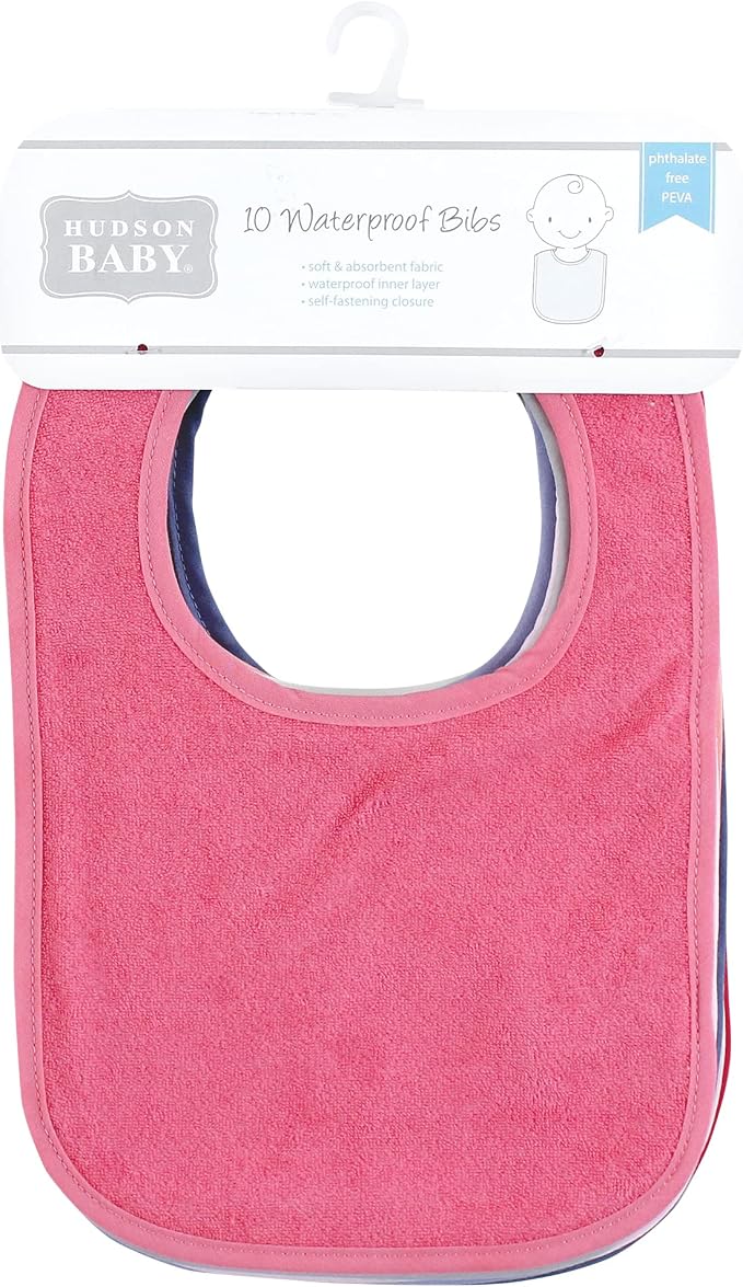 Hudson Baby Unisex Baby Drooler Bib - Image 2