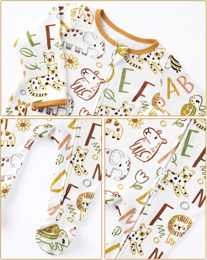 Baby Sleepers 100% Organic Cotton Pajamas - Image 6
