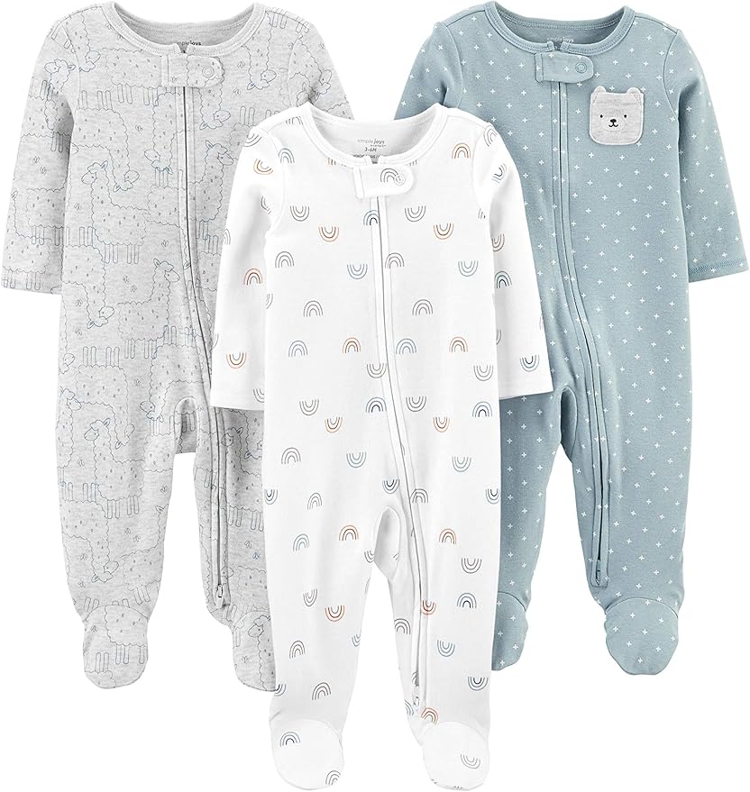 Simple Joys by Carter's Baby 3-Pack Neutral Sleep and Play by SimpleJoysbyCarters