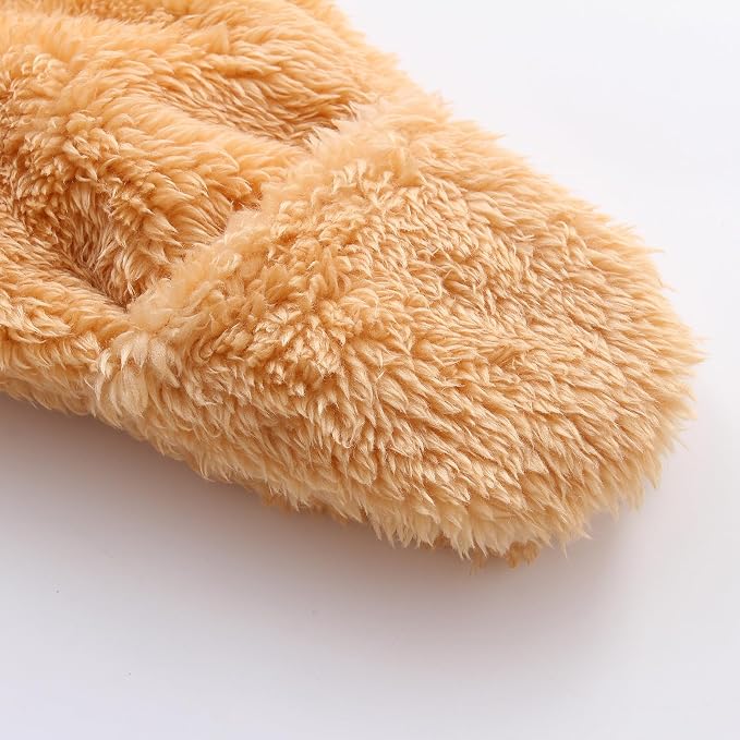 Baby Furry Jumpsuit Infant Bear Onesies Zipper Long Sleeve One-Piece Romper - Image 6