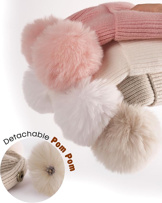 FURTALK Baby Winter Hat Pom Pom Beanie - Image 5