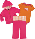 Yoga Sprout Bodysuit, and Track Jacket Set by Yoga+Sprout