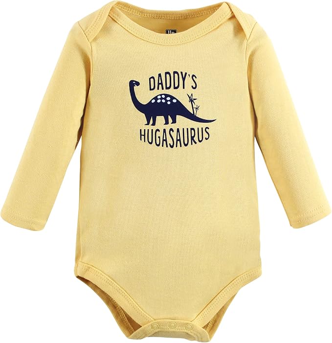 Hudson Baby baby-boys Cotton Long-sleeve Bodysuits 3-pack - Image 5