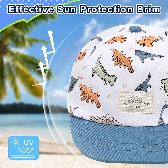 Toddler Baby Baseball Snapback hat Infant Baseball Cap Polyester | 0-24m - Image 3