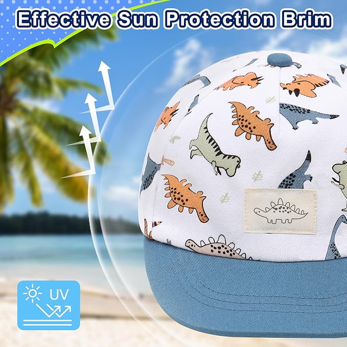 Toddler Baby Baseball Snapback hat Infant Baseball Cap Polyester | 0-24m - Image 3
