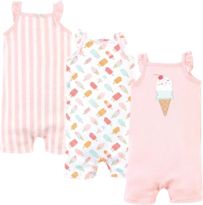 Hudson Baby Unisex Cotton Rompers - Image 2