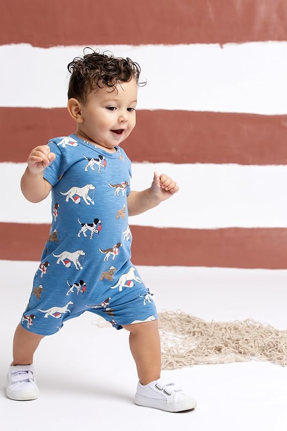 monica + andy Slub Shorty Romper, 100% Organic Baby Clothes - Image 5