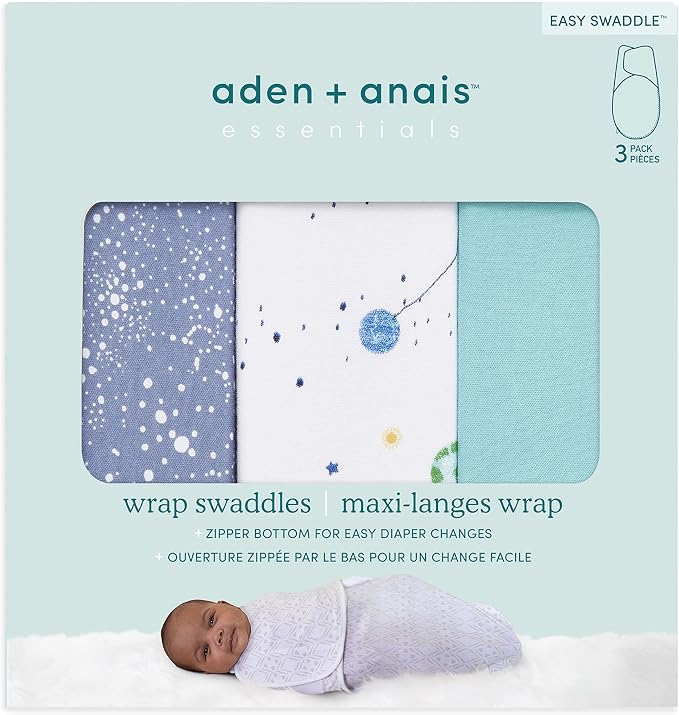 aden + anais Essentials Easy Swaddle Wrap Quick Change - Image 2