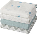 POMISO Muslin Swaddle Blankets for Boys & Girls, Newborn Receiving Blankets by POMISO
