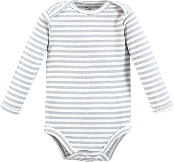 Touched by Nature Unisex Baby Organic Cotton Long-Sleeve Bodysuits - Image 7